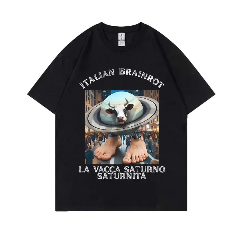 Italian Brainrot Tung Tung Tung Sahur Tralalero Tralala Boneca Ambalabu Lirili Larila Graphic Tshirt Unisex Casual Humor Tshirt