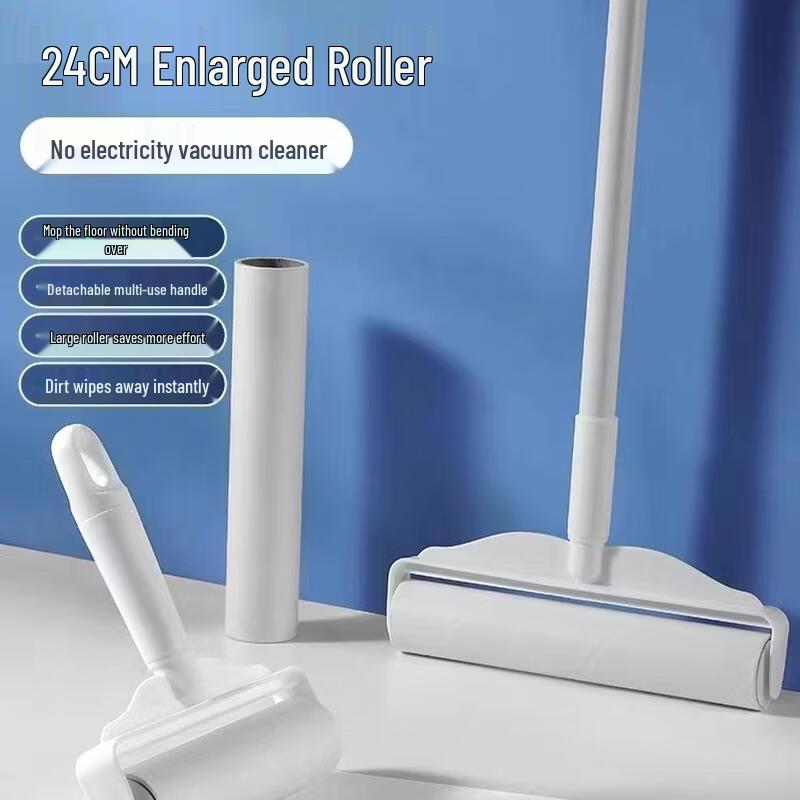 JINGRUIXIANG Lint Roller with Dual-Use Handle