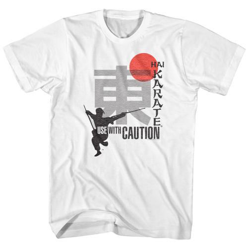 Hai Karate Use With Caution White Adult T-Shirt Unisex T-Shirt