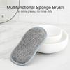 3 Pcs Kitchen Cleaning Sponge for Dish Non-Scratch Microfiber Sponge Scrubber Kitchen Home Cleaning Pot Pan Dish Washer Sponge