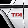 3D металлический логотип TDI TSI, задний багажник, боковое крыло, эмблема автомобиля, значок, наклейки для Golf JETTA PASSAT MK4 MK5 MK6, автомобильные наклейки