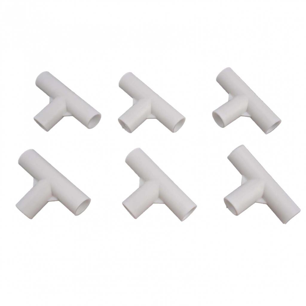 High Strength Canopy Pole Connector for Tents Wardrobes 16mm I D (10PCS)