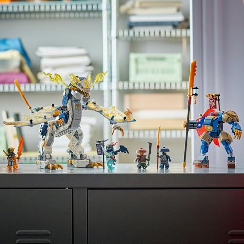Игрушка LEGO Ninjago Механический костюм Всадника на Разбойничьем драконе, Подарок на день рождения, Конструктор, для мальчиков и девочек, возрастом 8, 9 и 10 лет, Учеников начальной школы, Прет