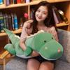 Новая 80 см большая длинная милая плюшевая игрушка динозавр мягкая мультяшная плюшевая кукла крокодил подушка для парня ребенок девочка подарок на день рождения