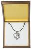 Rhodesian Ridgeback, African Lionhound - Dog necklace in gift box, silver-plated locket for dog fan, striking pendant by Art-Dog brand