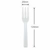 Shimojima Heiko Forks, Plastic, Clear, 12cm, Individually Wrapped, 100 Pieces, 004513012