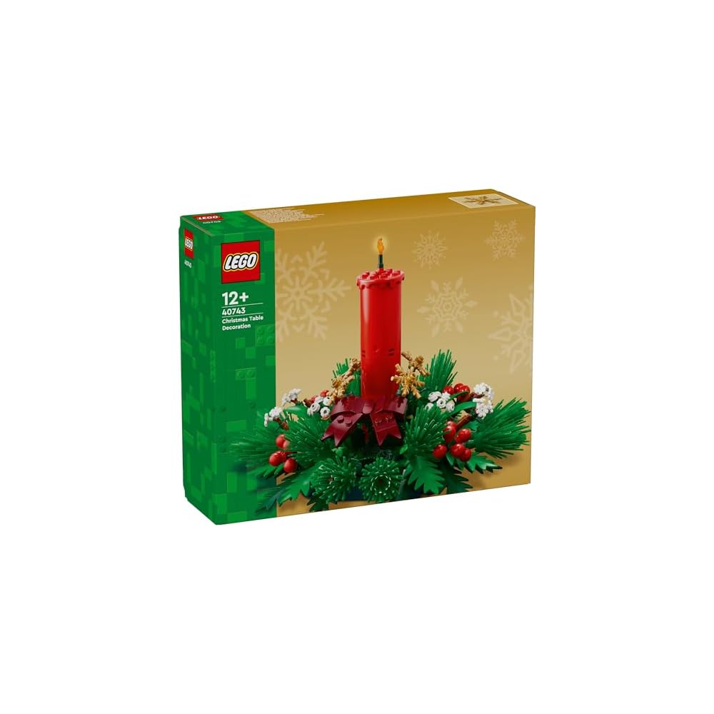 LEGO Christmas Table Decoration Toy Set for Kids Age 12 to 14 with Building Blocks and Art Elements
