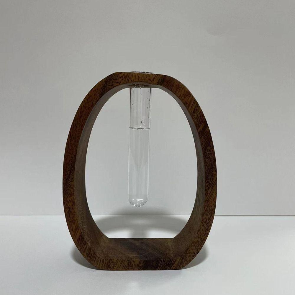 Creative Mini Water-cultured Vase Transparent Plant Flower Stand Flower Arrangement Ornament  Gift