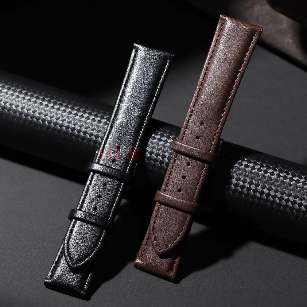 14мм 16мм 18мм 20мм 22мм 24мм Кожаный ремешок для часов Samsung Galaxy Watch 8/7/6/5/4 Смарт-часы Браслет для мужчин Женщин
