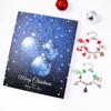 2024 Christmas 24 Day Christmas Countdown Christmas Advent Calendar Children's Bracelet Charm Set Gift Decoration