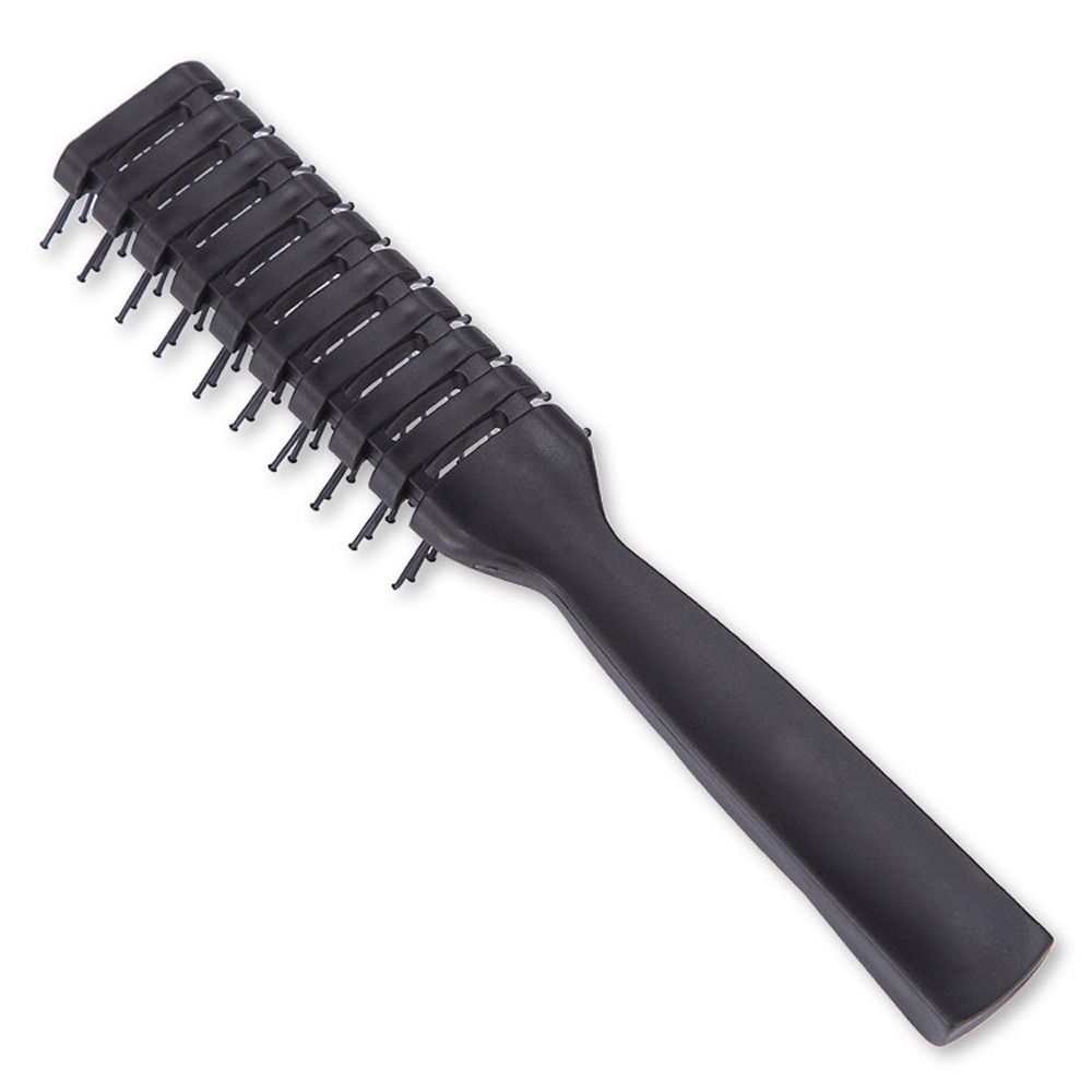 Plastic Anti-static Heat Comb Professional Massage Ribs Hair Comb Detangling Vent Brush  Men/Boy