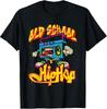 Retro Hip Hop Boombox Graffiti Graphic Tee