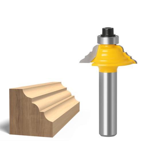 Литая фреза, износостойкая, высокая точность, термостойкая, хвостовик 8 мм, фреза для кромки двери шкафа, деревообработка