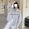 Женская розовая куртка в стиле пэчворк с отложным воротником - Ретро в американском стиле бейсбольной формы для весны и осени