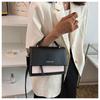Color Blocking Trend Vertical Square Women's Bag Fashion Small Bag Crossbody Bag Women's Handbag Fashion One Shoulder Crossbody Bag