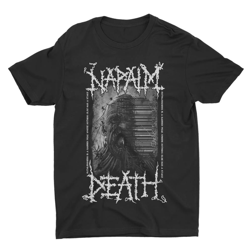 РАСПРОДАЖА Винтажная Футболка Napalm Death Для Любителей Музыки Хлопок Все Размеры Унисекс Черный Цвет Унисекс Футболка