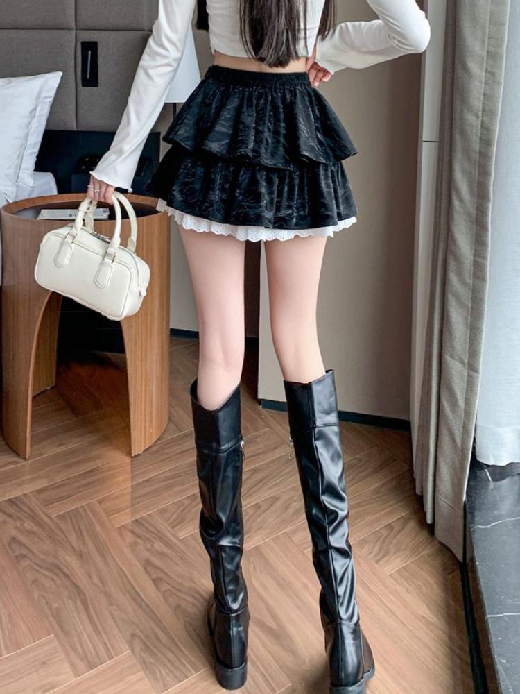 Женская розовая юбка-плиссе А-силуэта в винтажном стиле 90-х годов, эстетика Y2k, мини-юбка в стиле Харадзюку, корейская юбка в стиле Лолиты, одежда 2000-х годов