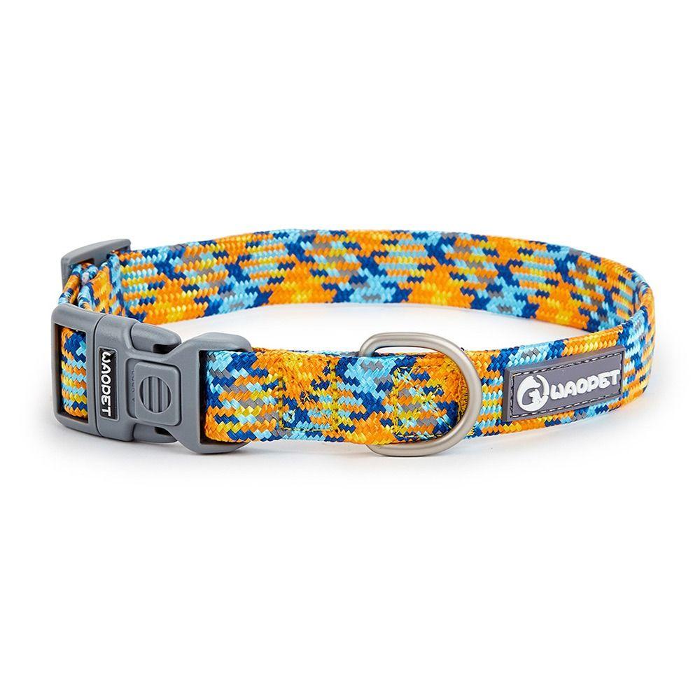 Светоотражающий ошейник для собак в ночное время Нейлоновые ошейники для кошек Аксессуары для домашних животных Ошейник для выгула собак Pet