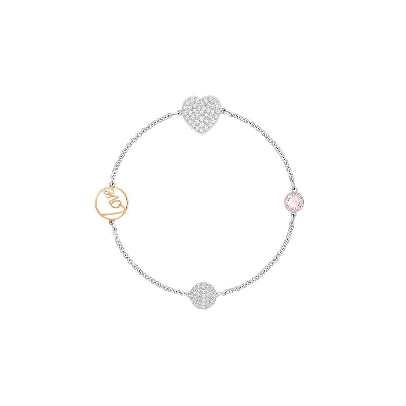 Swarovski Романтичная Любовь Невидимый Магнитный Браслет Белое Золото Женская Модель 5365760