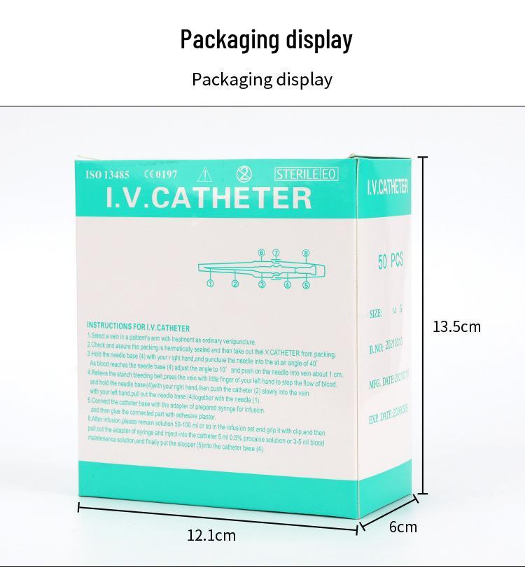 Rongtian Набор одноразовых игл для татуировок и пирсинга ушей, 50 шт./коробка