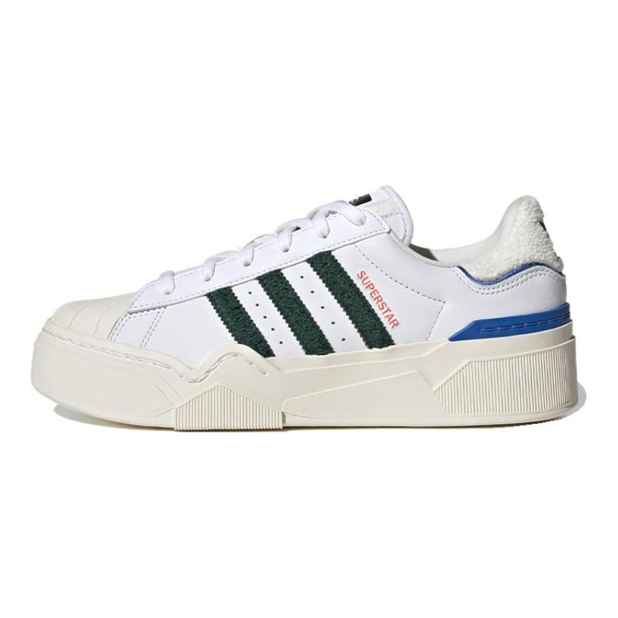 adidas Женские кроссовки Superstar Bonega 2B 'Белый Зеленый Королевский' HQ9884