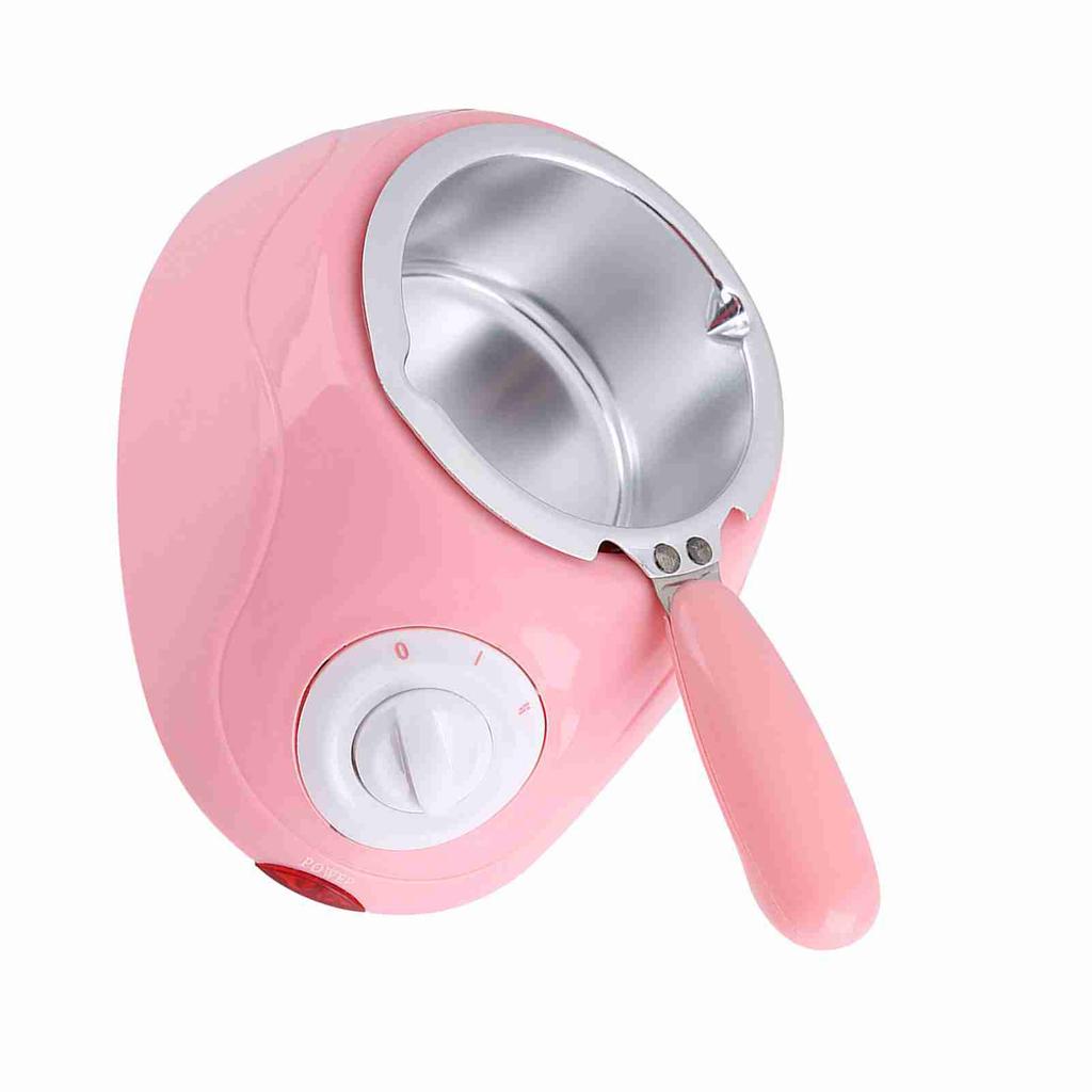 Electric Chocolate Melting Pot Melter NaMachine Kitchen Tool with Mould Set (Pink)
