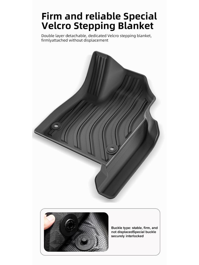 Toyota VOXY-90 Правый руль Коврики в салон и в багажник (2022-2024 гг.) Полное покрытие TPE