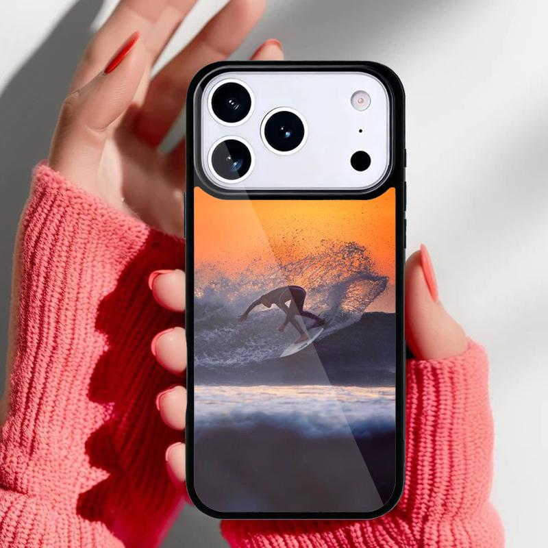 Мягкий чехол для телефона 'Волна для серфинга' для iPhone 17 Air 16e 15 14 13 Pro Max Задняя крышка для 12 11 Pro Coque