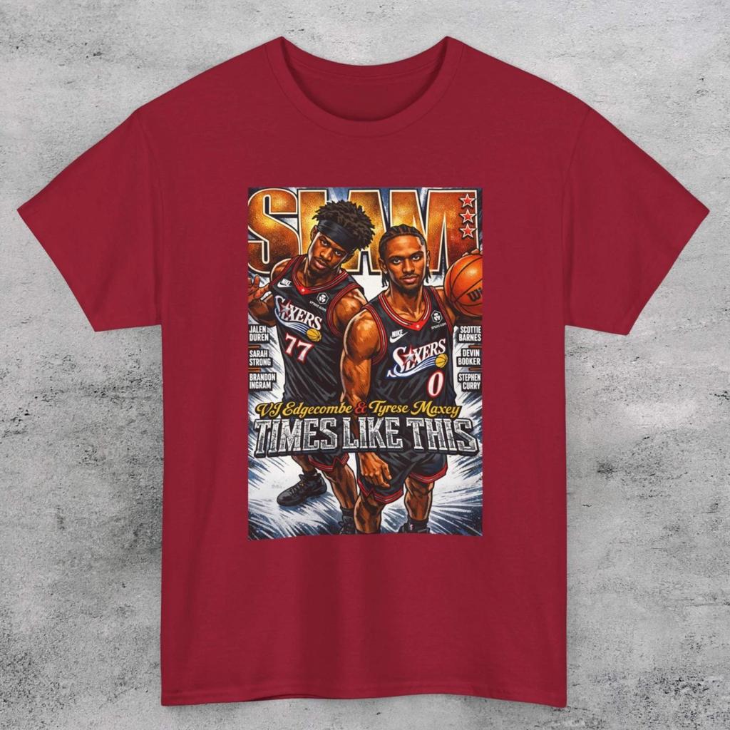 SLAM 260 VJ Edgecombe Tyrese Maxey VARIANT COVER UNISEX T SHIRT