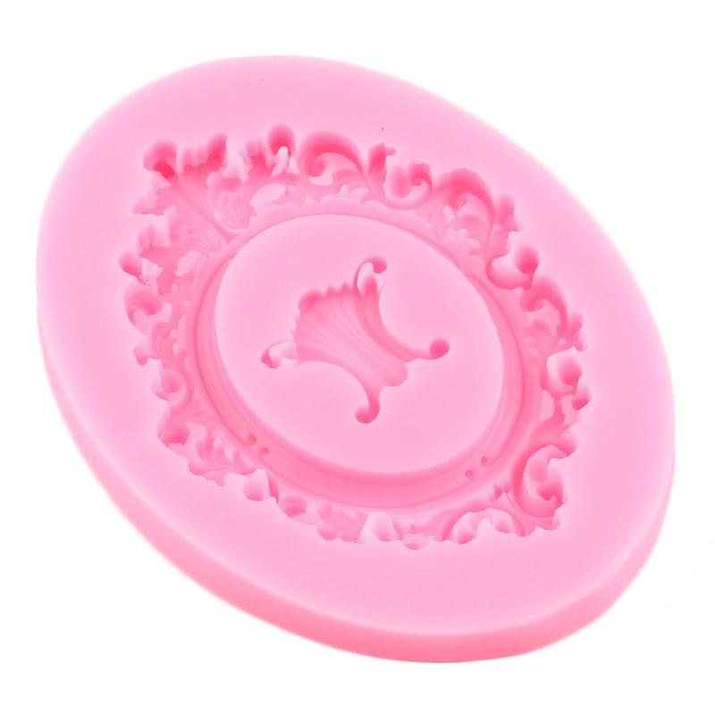 Цветочная кружевная рамка, силиконовая форма, бордюр для торта, полимерная глина, формы для конфет, рельефная рамка, форма для помадки, форма для выпечки шоколадных конфет, инструменты для украшения торта