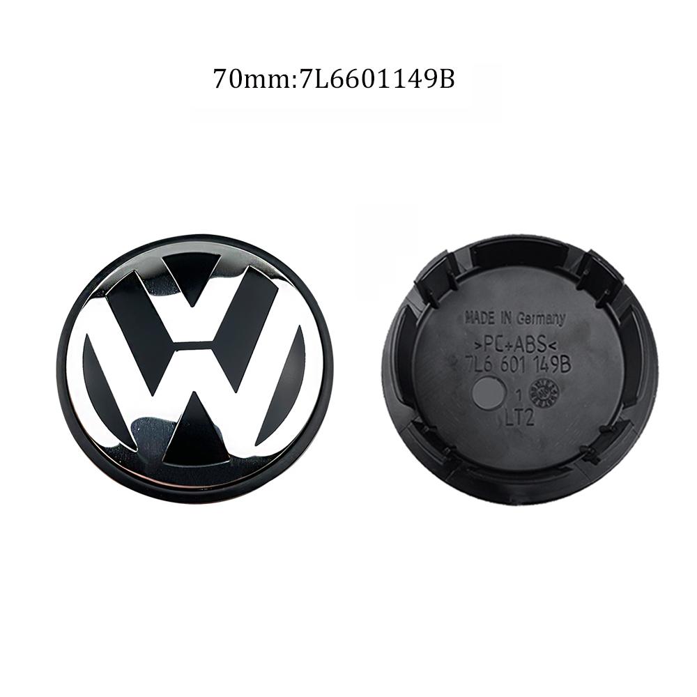 EPYFH1 NN-4pcs Wheel Center Hub Caps 55mm 56mm 65mm 70mm 76mm wheel cover For VW Polo Golf 4 5 6 7 Touran CC Passat B6 B7 accessories