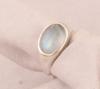 Кольцо с лунным камнем, ювелирные изделия ручной работы из стерлингового серебра 925 пробы. Кольцо с камнем, кольцо-пасьянс, обручальное кольцо, сплошное кольцо