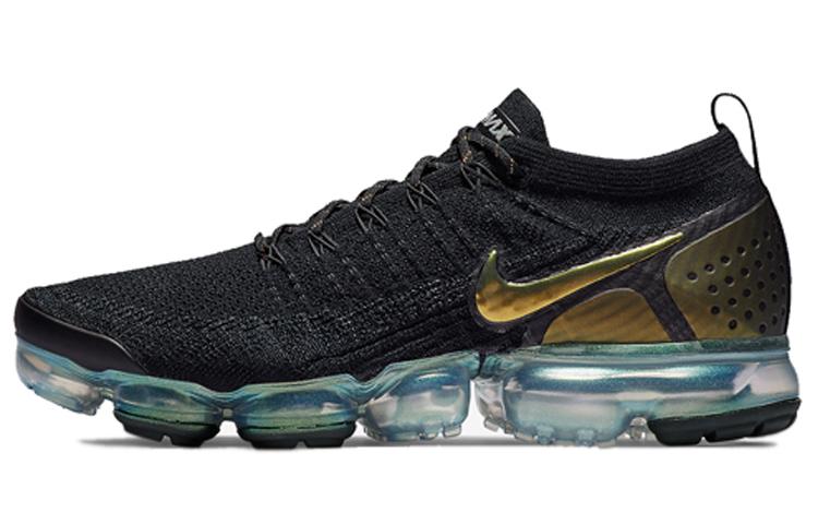 Nike Air VaporMax Flyknit 2 Черный Металлик Серебристый Мультиколор 942842-015