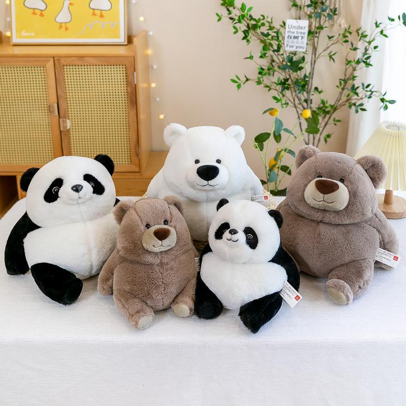 Fat pier doll cute national treasure panda plush toy forest small animal rag doll 8 inch