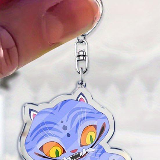 6Pcs Keychain Pendant Anime Girl Charm Car Key Chain Party Favor Backpack Accessories Holiday Gift Playful Companion