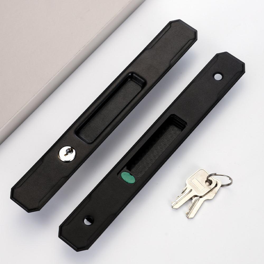 Прочная дверная ручка с замком Ручка из нержавеющей стали Прочный замок для раздвижной двери Раздвижное окно