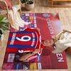 Football Player Celebration Floor Rug Office Rug Design for Balcony Bedrooms Outdoor Study room Anti-slip Rug Anime Office Decor Wedding Party Gift