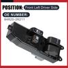 Pack of 1 for Toyota Hiace 06-13 Front Left Window Control Switch 84820-26211