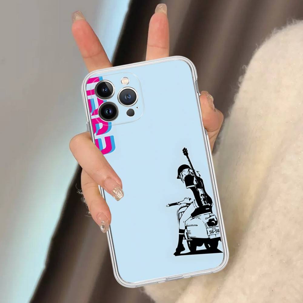 Чехол для телефона FLCL Anime для iPhone 16 15 14 11 12 13 Mini Pro XS Max Чехол 6 7 8 Plus X Funda Shell