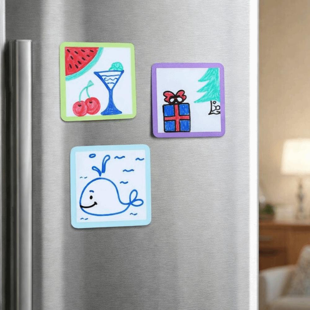 Colorful Memo Boards Multifunctional Magnet Name Tags Whiteboard Label Stickers Refrigerator
