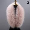 Winter Large Faux Fox Fur Collar Fake Fur Coat Scarves Luxury Women Men Jackets Hood Shawl Decor Female Neck Collar Wraps