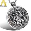 Европейский и Американский Религиозный Тотем Звезда Титановая Сталь Подвеска Ретро Мужской Жетон HC020