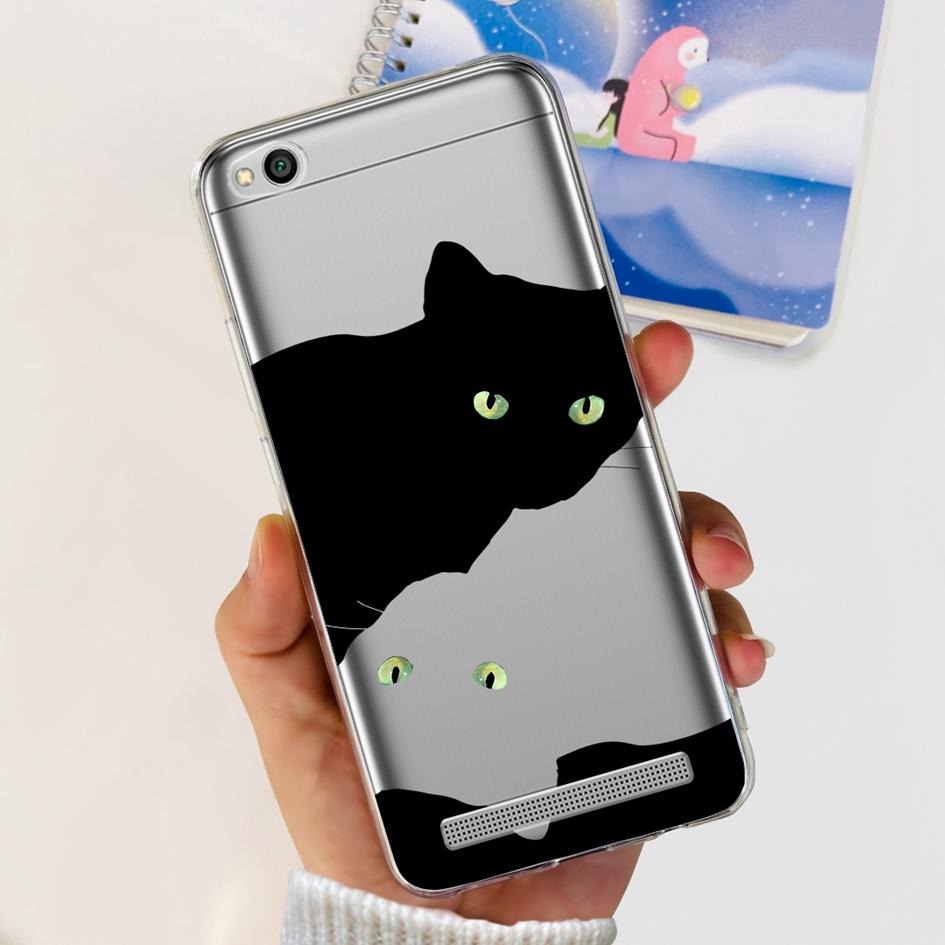 For Xiaomi Redmi 4A Case Fashion Butterfly Transparent Silicone Soft Cover For Xiaomi Redmi 5A Funda Redmi5A Redmi4A Phone Cases