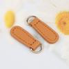 5pcs Genuine Leather Zipper Zip Puller Head for Backpack Zipper Buckle Pendant Pull Tab DIY Sewing Clothing Bag Accessories