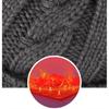 Mens Cable Knit Beanies Winter Hat Thickened Thermal Lined Ear Flap Cap For Cold Weather Outdoor Activity