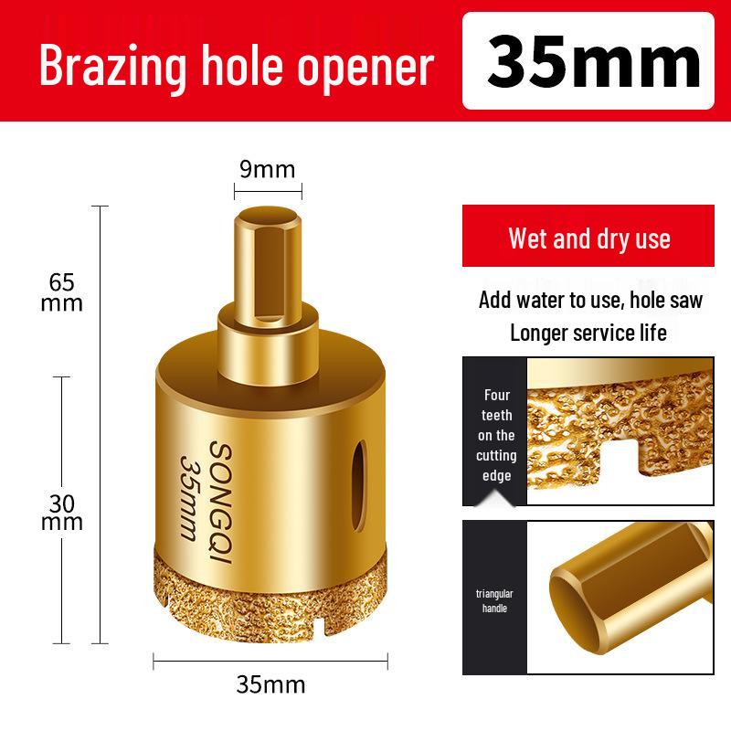 Diamond Tile Drilling Bit for Glass, Marble & Porcelain