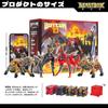 BEASTBOX 52TOYS BOTCON Limited Edition Игрушка-трансформер Собака Четыре робота могут быть объединены Игрушка-трансформер Окрашенная высокоподвижная фигурка