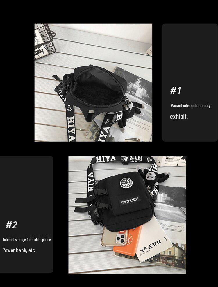 Модная унисекс сумка кроссбоди на плечо: Хип-хоп стиль Телефон и повседневная сумка