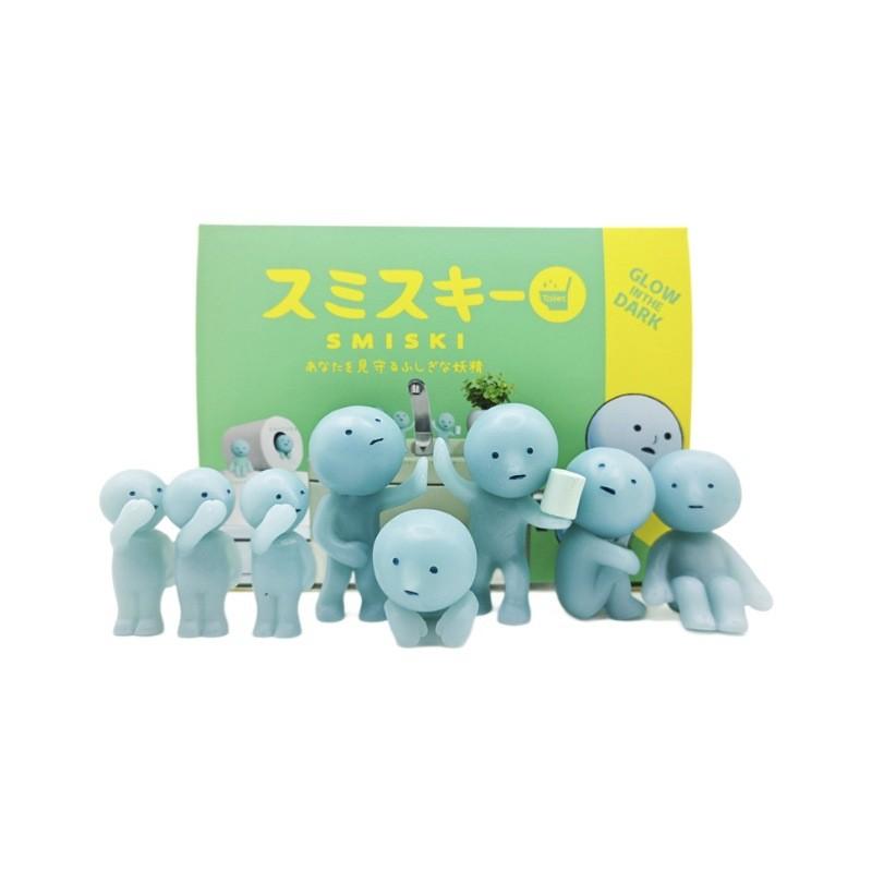 Bathroom Elf Glow In The Dark Pvc Collectible Blind Box Figures Home Decor Car