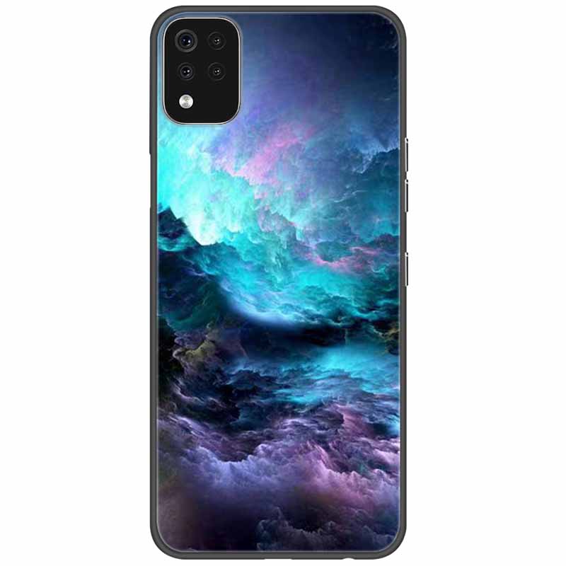 Чехол для телефона для LG K42 K52 K62 Q52 Чехол Мягкий Расписной Волк Силиконовые Черные Чехлы для LG K62 Чехлы K 42 Ударопрочный Funda для LGK52
